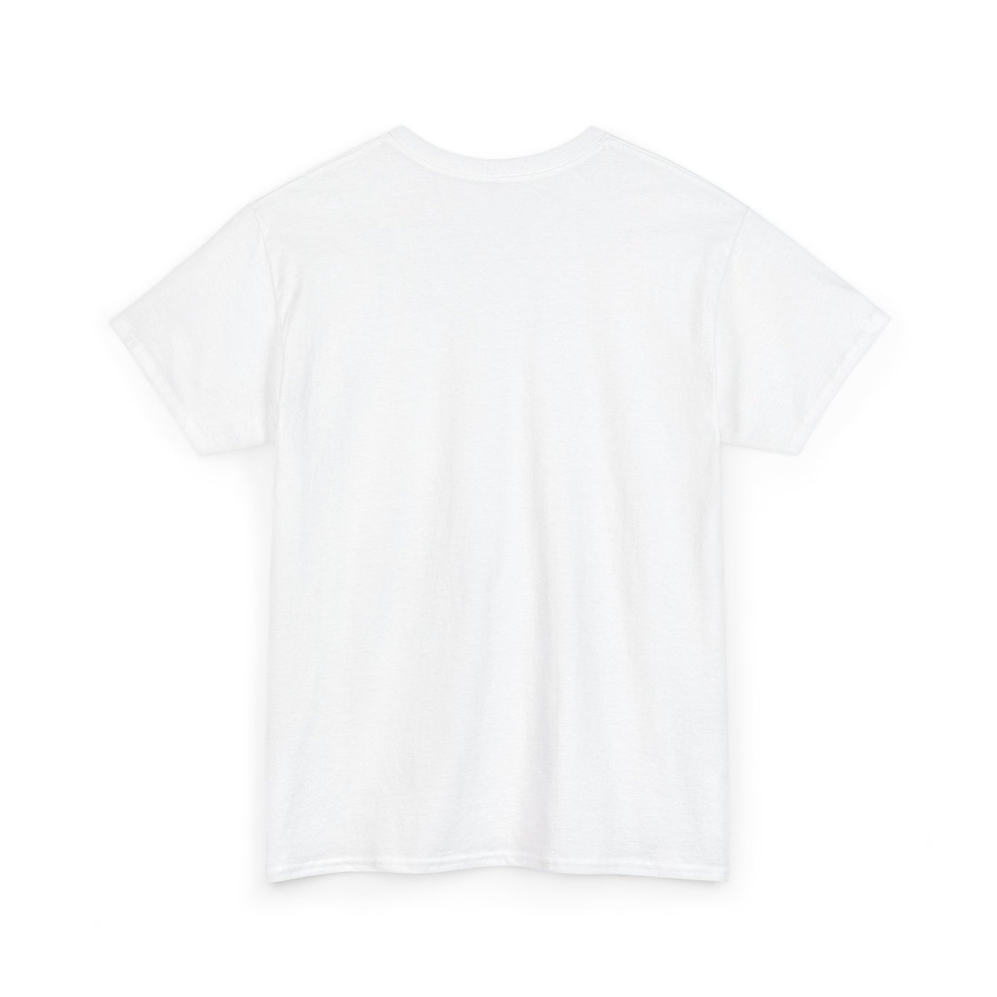 Unisex Heavy Cotton Tee with Johnny Angel Anarchist Symbol Design - Bold Statement Apparel