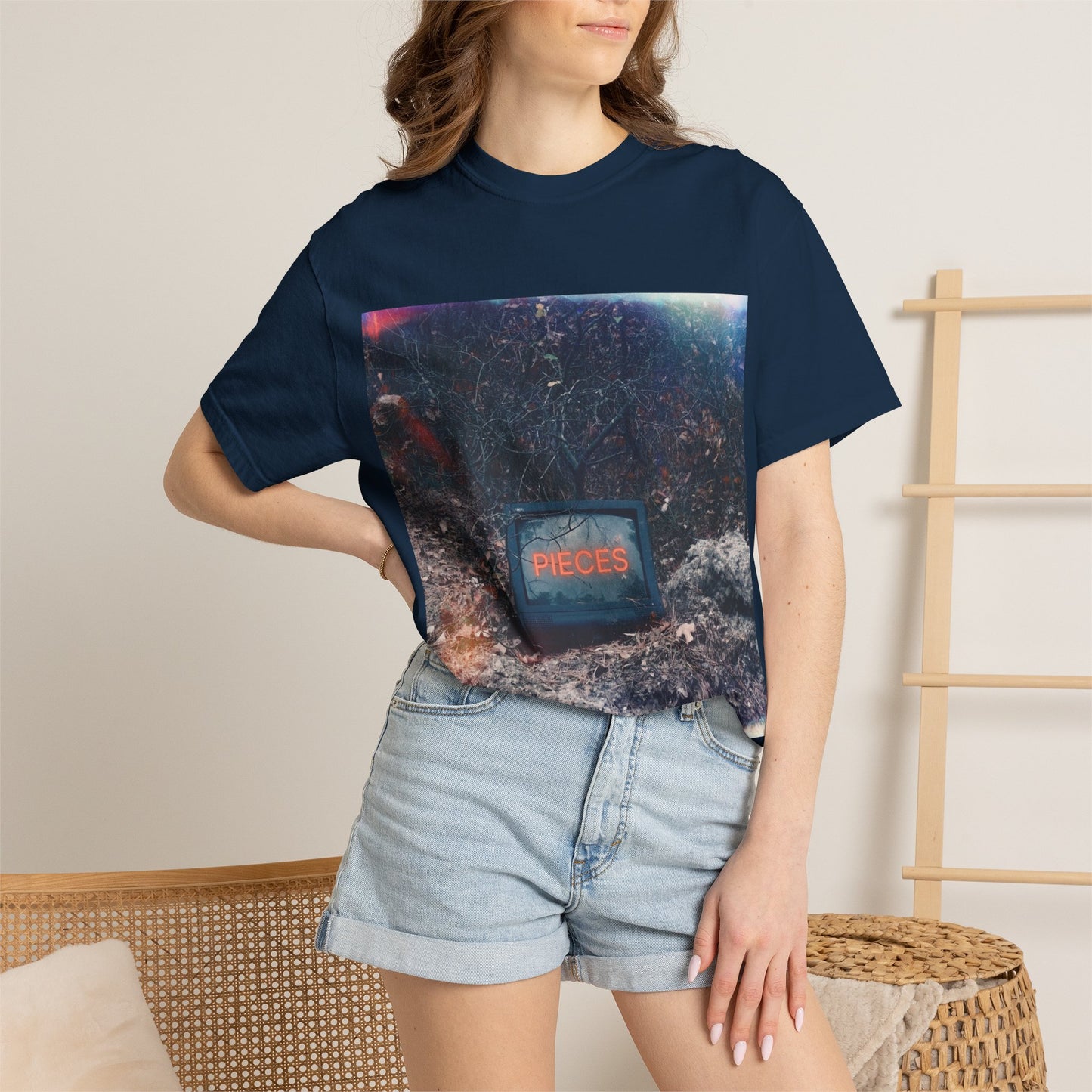 Vintage TV 'Pieces' Graphic T-Shirt